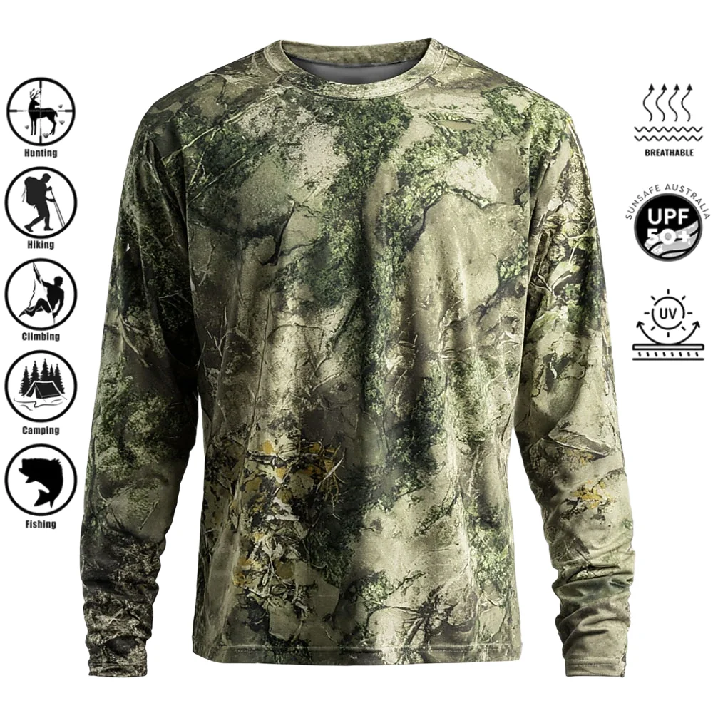 Hiking - Men Long Sleeve T-shirt Polyester 3D