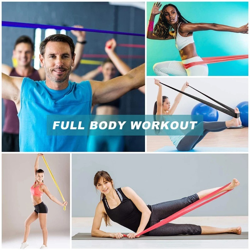 Natural Latex Resistance Bands - Pilates Bar Kit With Resistance Bands 评论和价格