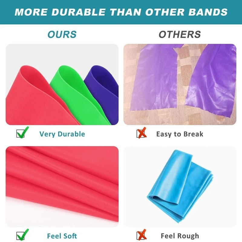 Natural Latex Resistance Bands - Pilates Bar Kit With Resistance Bands 评论和价格