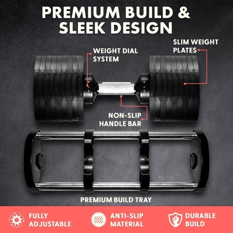 Large Fitness Equipment 70 Lbs - Adjustable Dumbbell Pair 40Kg 评论和价格