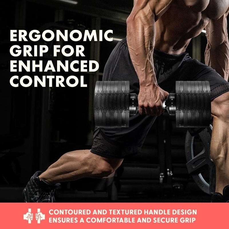 Large Fitness Equipment 70 Lbs - Adjustable Dumbbell Pair 40Kg 评论和价格