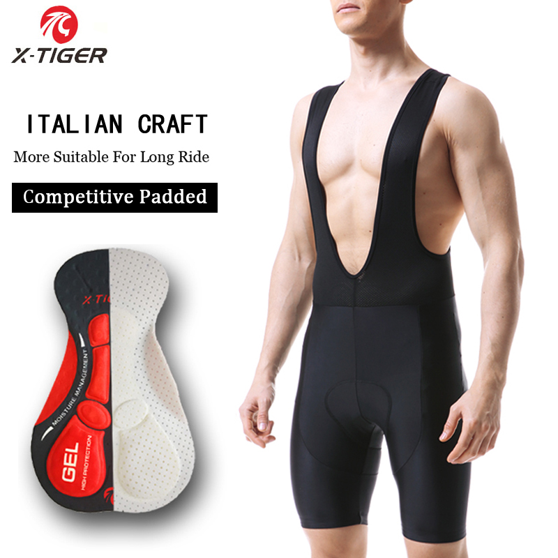 X-TIGER Cycling Bibs Shorts Bi - Padded Cycling Shorts 5D Gel 评论和价格