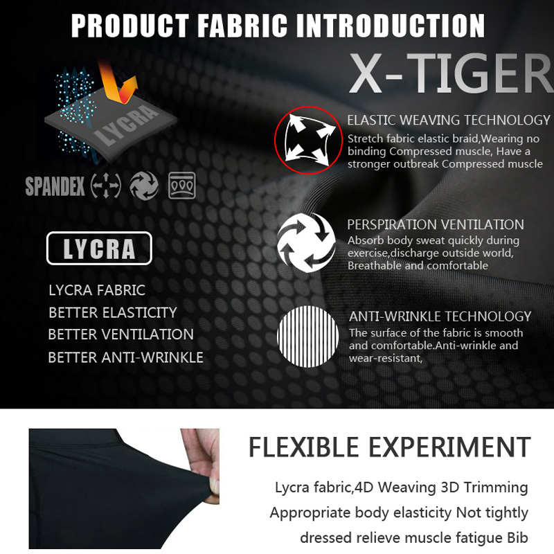 X-TIGER Cycling Bibs Shorts Bi - Padded Cycling Shorts 5D Gel 评论和价格