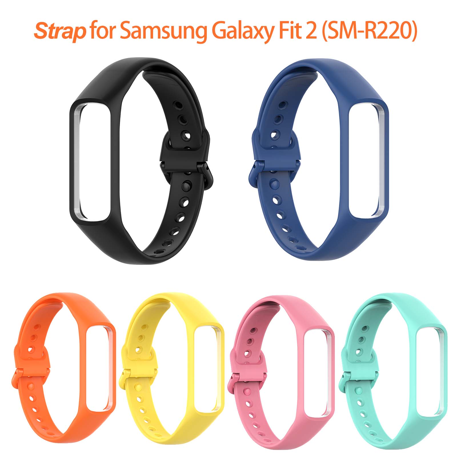 For Samsung Galaxy Fit 2(R220) - Resistance Bands Set With Handles 评论和价格