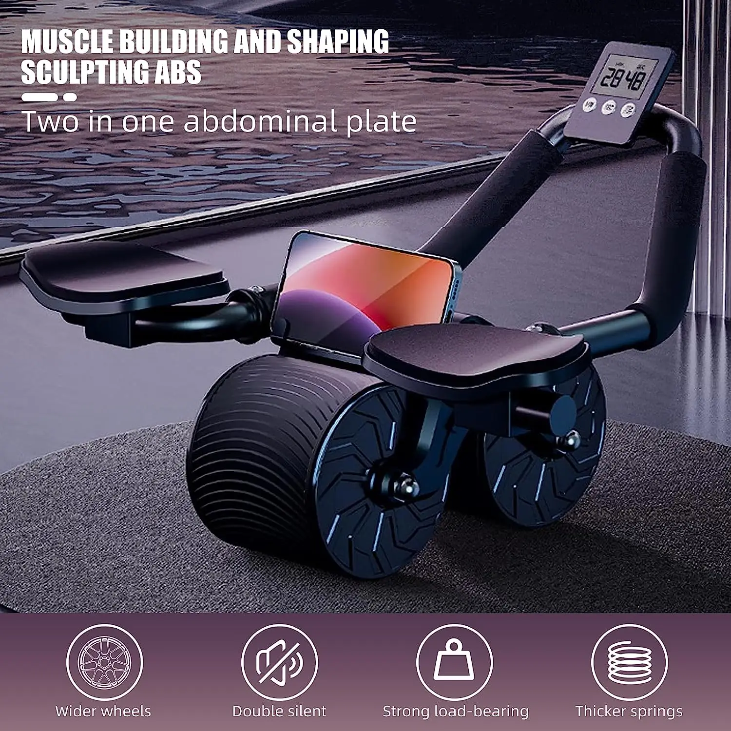 Elbow Support Automatic Reboun - Ab Roller Wheel With Elbow Support 评论和价格