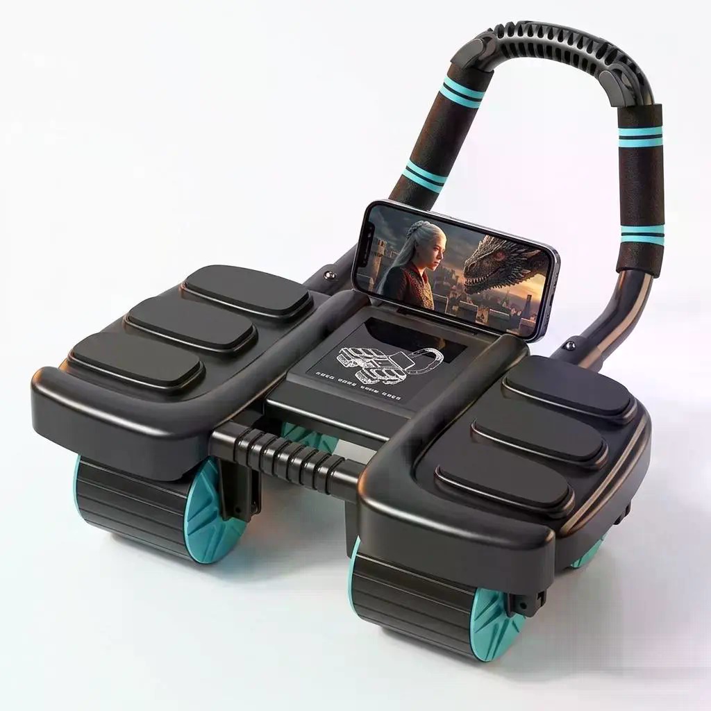 4-Wheel Recoil Ab Roller with  - Ab Roller Wheel With Elbow Support 评论和价格