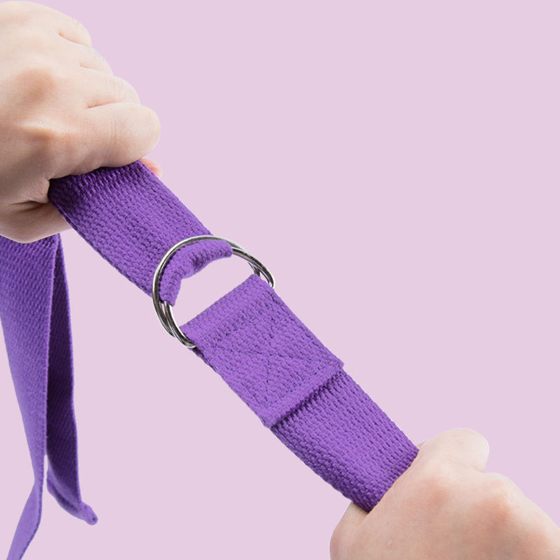 183*3.8cm Yoga Strap Cotton Ex - Resistance Bands Set With Handles 评论和价格