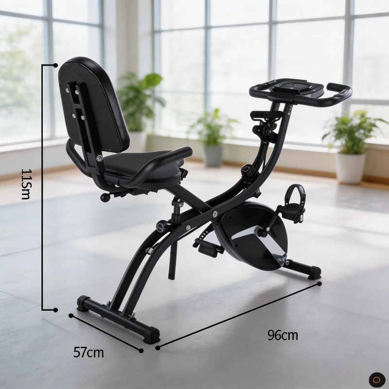 Home Fitness Folding Exercise  - Exercise Bike Magnetic Resistance 评论和价格