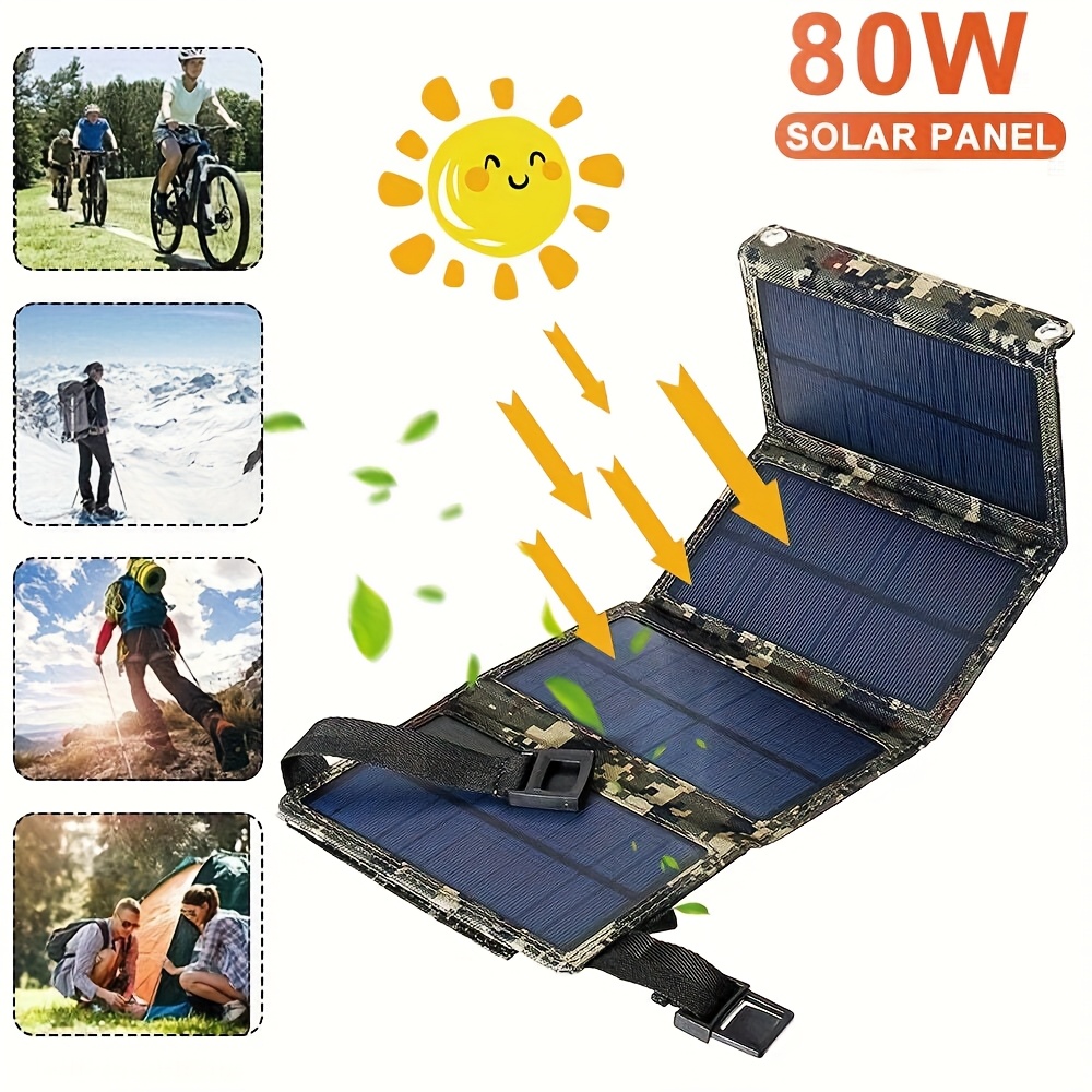 [Solar Panel] 80W Portable Fol - Camping 评论和价格