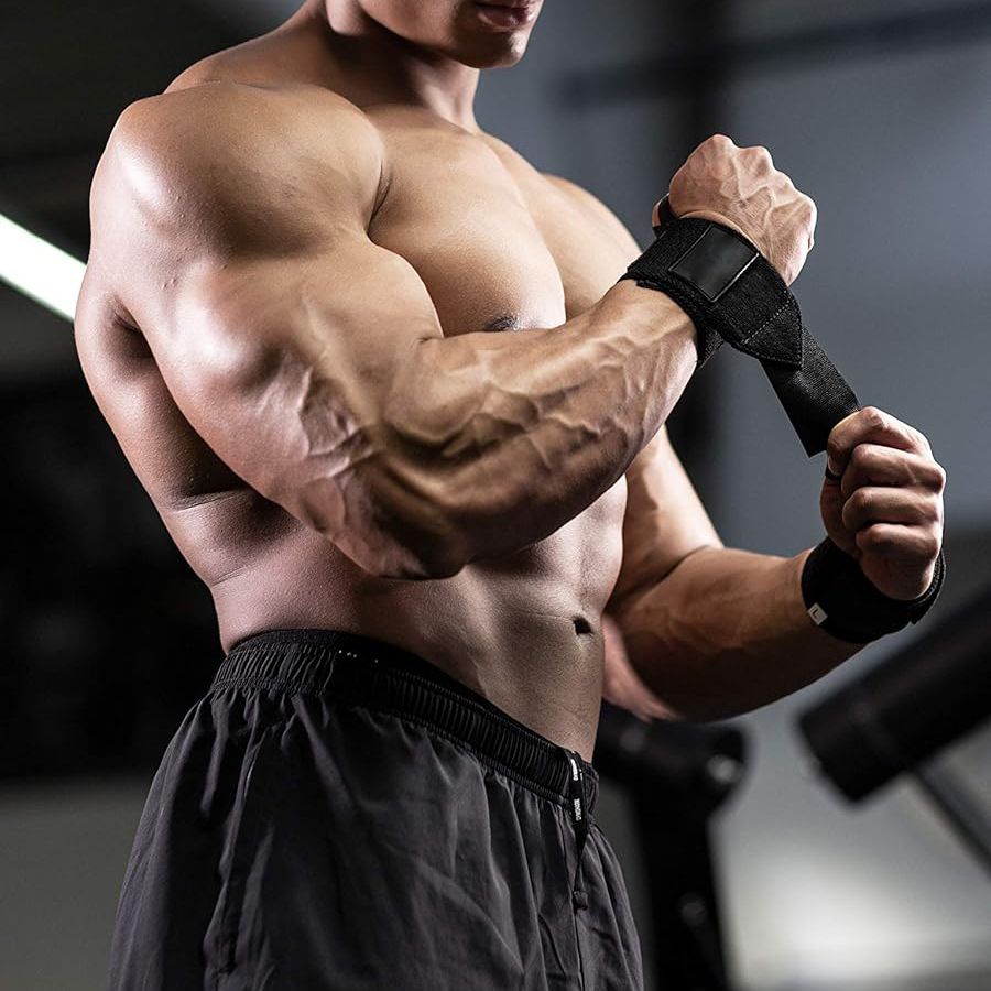 ‌Adjustable Deadlift Wrist Wra - Wrist Wraps Weightlifting Support 评论和价格