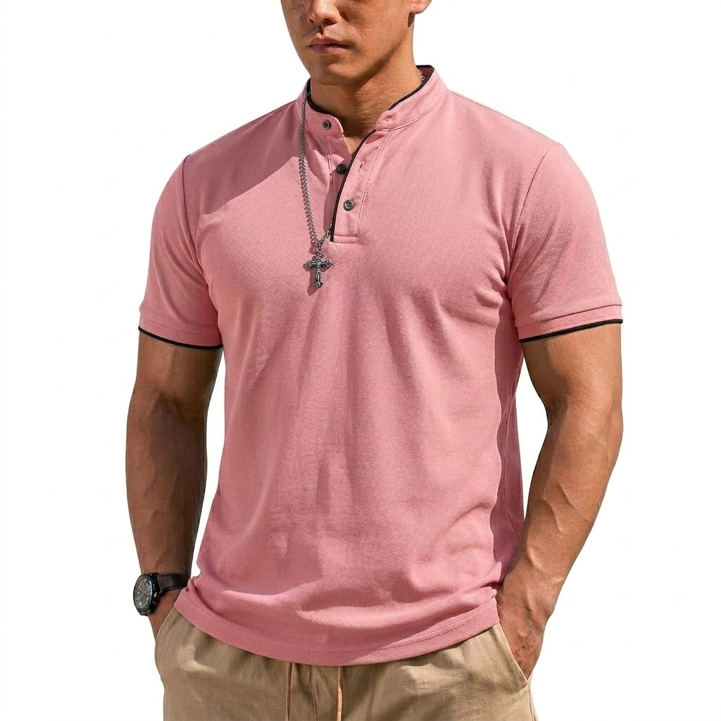 Summer Short Sleeve Henley Shi - Hiking 评论和价格