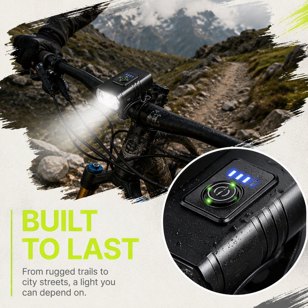 Bike Light USB Rechargeable LE - Rechargeable Bicycle Headlight 1000 Lumen 评论和价格