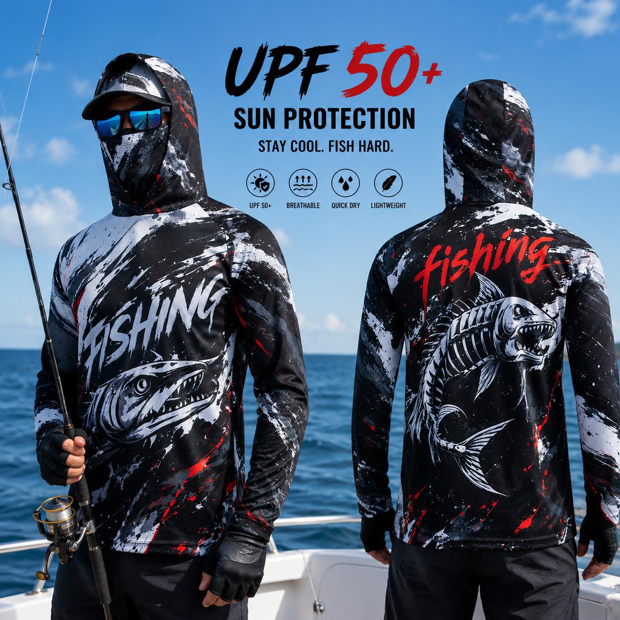 Quick Dry Breathable Men Fishi - Fishing 评论和价格
