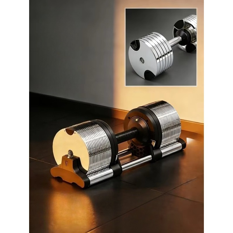 Quick Release 32kg 70lb Cast I - Adjustable Dumbbell Pair 40Kg 评论和价格