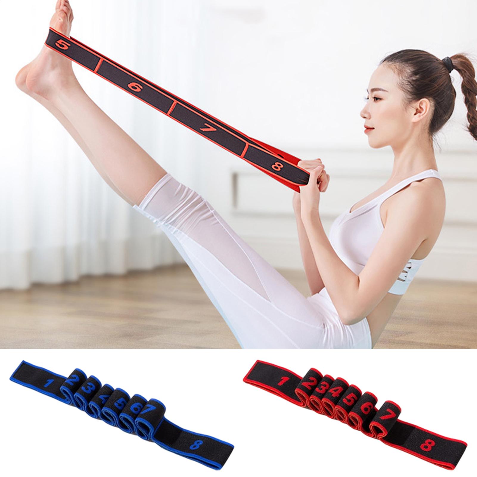 Elastic Yoga Stretching Strap  - Pilates Bar Kit With Resistance Bands 评论和价格