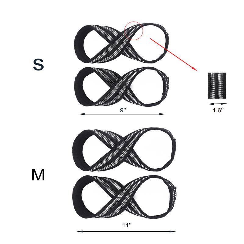 1 Pair Figure 8 Weight Lifting - Wrist Wraps Weightlifting Support 评论和价格