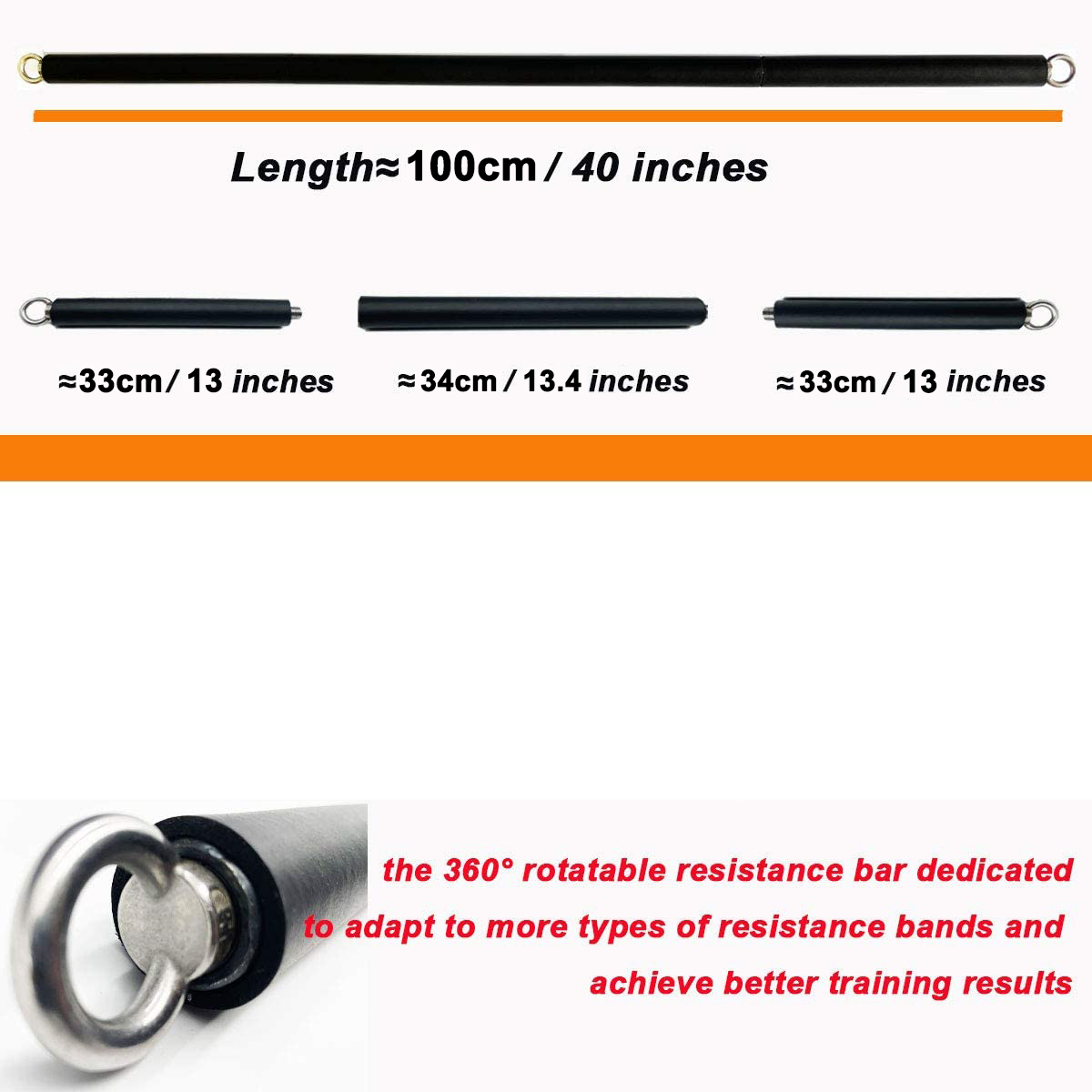 150lb Fitness Booty Resistance - Pilates Bar Kit With Resistance Bands 评论和价格