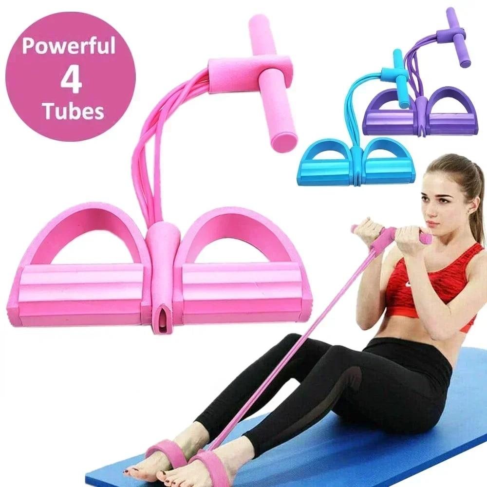 4/6 Level Resistance Band Elas - Pilates Bar Kit With Resistance Bands 评论和价格